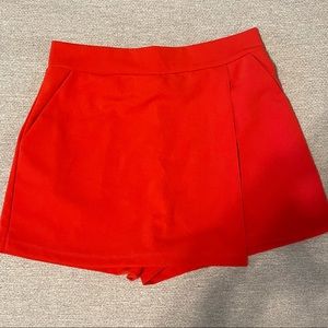 Forever 21 orange skirt / skort